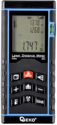 Geko Dalmierz laserowy cyfrowy 60m miernik miara laser G03351 - Poziomice, łaty, miary - miniaturka - grafika 1