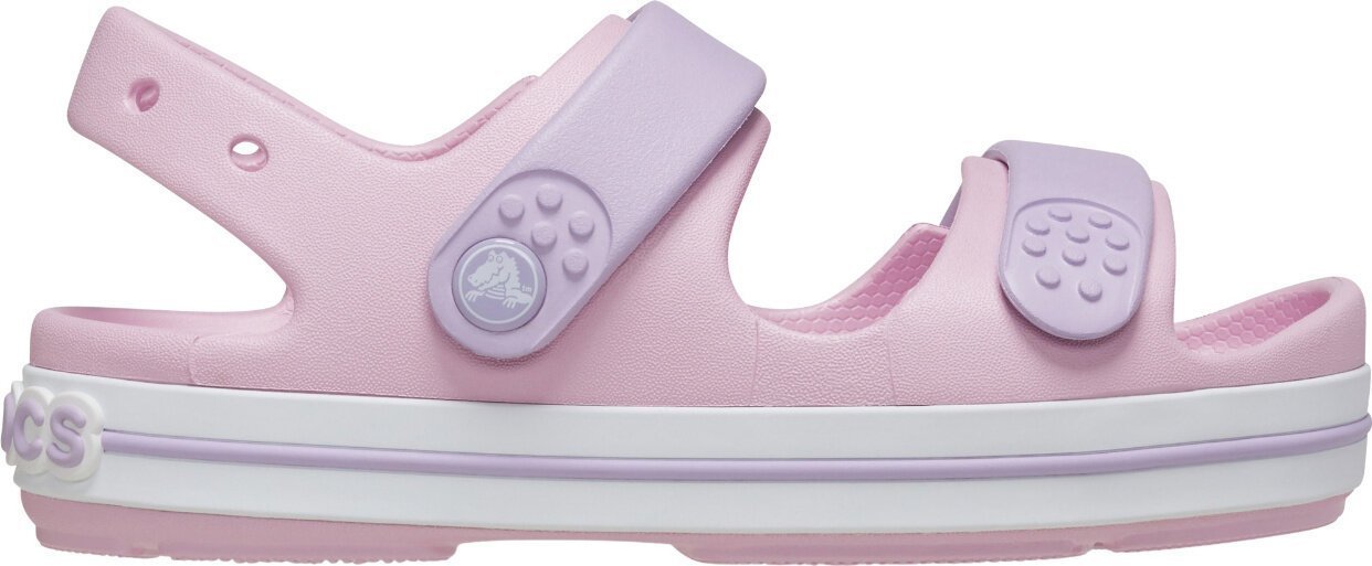 Crocs Sandały dla dzieci Crocs Crocband Cruiser różowe 209423 84I 32-33