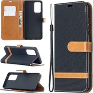Etui i futerały do telefonów - Pokrowiec König Design kompatybilny z Samsung Galaxy A52 4G / 5G / A52s z syntetycznej skóry - Etui na telefon komórkowy czarne - miniaturka - grafika 1