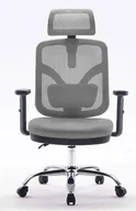 Zabawki zręcznościowe - Fotel ergonomiczny ANGEL biurowy obrotowy jOkasta Szara - miniaturka - grafika 1
