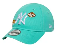 Czapki damskie - Czapka z daszkiem NEW ERA dziecięca NYY Icon 9FORTY zielona - miniaturka - grafika 1