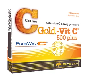 Olimp Gold-Vit C 500 plus 30kap - Przeziębienie i grypa - miniaturka - grafika 1