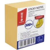 Notesy i bloczki - Bloczek samoprzylepny 40x50mm żółty 300kartek MB101-06-300 MemoBe - miniaturka - grafika 1