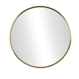 Lustro LOFT  FI40cm złote ście - Lustra - miniaturka - grafika 1