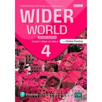 Wider World. Second Edition 4. Student&#039;s Book with Online Practice + Podręcznik w wersji cyfrowej - Książki do nauki języka angielskiego - miniaturka - grafika 1