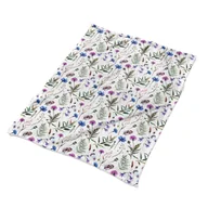 Koce - Ozdobny pluszowe koce Kwiaty z łąki do pokoju wzór, Fabricsy - miniaturka - grafika 1