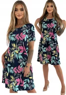 Sukienki - ŚLICZNA SUKIENKA W KWIATY NA WIOSNE/LATO ROZMIAR 44 POLSKI PRODUCENT - miniaturka - grafika 1