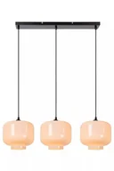 Lampy sufitowe - Lucide Medine 46413/03/61 lampa wisząca zwis 3x40W E27 biała/czarna - miniaturka - grafika 1
