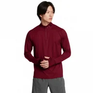 Koszulki sportowe męskie - Męski longsleeve do biegania Under Armour UA Launch Pro 1/4 Zip - czerwony - UNDER ARMOUR - miniaturka - grafika 1