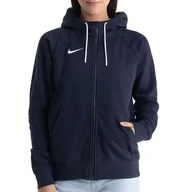 Bluzy sportowe damskie - Bluza Nike Park 20 Fleece Full-Zip Hoodie CW6955-451 - granatowa - miniaturka - grafika 1