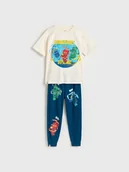 Skarpetki dla dzieci - Reserved - Piżama Lego Ninjago - złamana biel - miniaturka - grafika 1