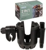 Torby i organizery dla mam - Uchwyt do wózka dziecięcego na kubek i telefon - organizer - miniaturka - grafika 1