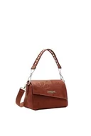 Torebki damskie - Desigual Women's BOLS_Dejavu Phuket Mini Accessories PU Hand Bag, Brown, brązowy - miniaturka - grafika 1