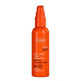 Ziaja Sopot Sun suchy olejek w żelu SPF20 90ml - Balsamy i kremy do ciała - miniaturka - grafika 1
