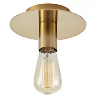 Lampy sufitowe - Lampa nasufitowa Piatto 108541 Markslojd klasyczna złota - miniaturka - grafika 1