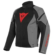 Odzież motocyklowa - Dainese Męska kurtka Air Crono 2 Tex, wentylowana, letnia kurtka motocyklowa, czarna/antracytowo-szara, 62 (DE), czarny/szary antracytowy/szary antracytowy - miniaturka - grafika 1