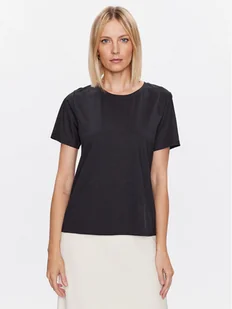 Calvin Klein T-Shirt K20K205410 Czarny Regular Fit - Koszulki i topy damskie - miniaturka - grafika 1