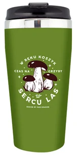 Kubek Termiczny Dla Grzybiarza Czas Na Grzyby - Kubki termiczne - miniaturka - grafika 1