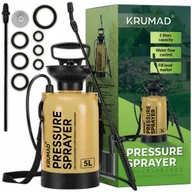 Opryskiwacze - Opryskiwacz Ręczny Ciśnieniowy Ogrodowy Lanca Z Wężem 171 Cm Regulacja 5L - miniaturka - grafika 1