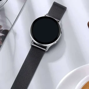 Bransoleta Uniwersalna Alogy Milanese Magnetic Strap Pasek z magnesem do smartwatcha 20mm Czarny - Akcesoria do smartwatchy - miniaturka - grafika 10