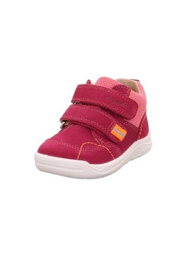 Superfit Whaley sneakersy dziewczęce, Czerwony różowy 5000, 20 EU szeroki