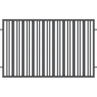Akcesoria do ogrodzeń - Przęsło Eryk ocynk antracyt struktura 200 x 120 cm Polbram - miniaturka - grafika 1