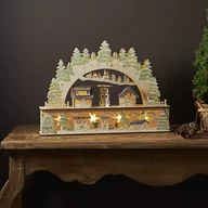 Świeczniki - Świecznik LED las Bamberg, baterie - miniaturka - grafika 1