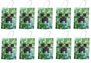 Torebka Prezentowa MINECRAFT - 10szt - Gadżety dla graczy - miniaturka - grafika 1