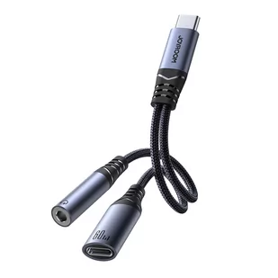 Joyroom adapter DAC 2w1 USB-C do USB-C / mini jack 3.5 mm - Pozostałe akcesoria do telefonów - miniaturka - grafika 1