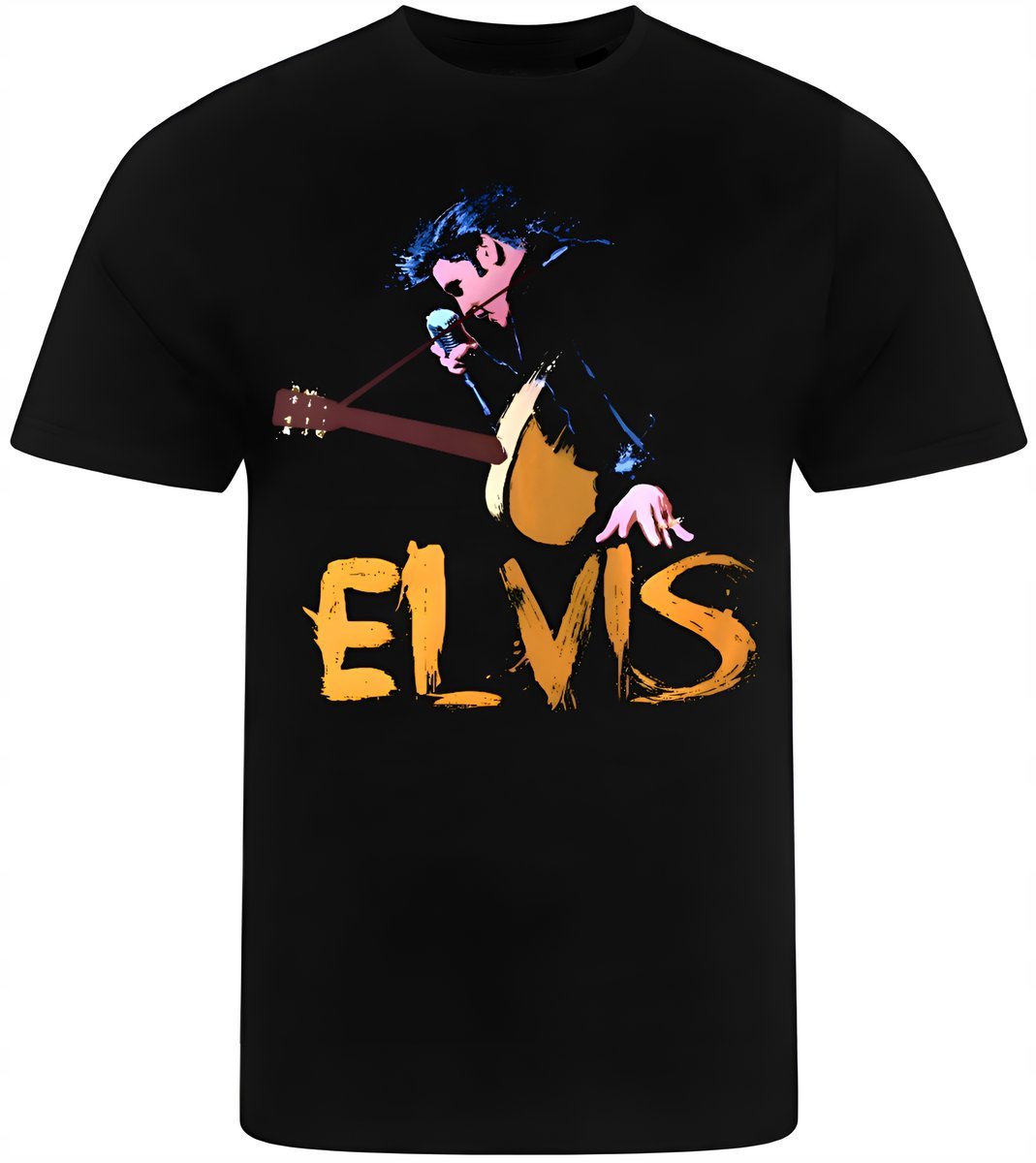 Koszulka Męska Nadruk Elvis Presley Prezent Premium S