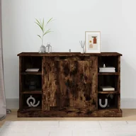 Szafki do salonu - vidaXL Szafka, przydymiony dąb, 100x35,5x60cm, materiał drewnopochodny - miniaturka - grafika 1