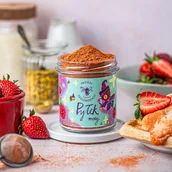 Miód - Pyłek mocy - pyłek pszczeli z truskawką liofilizowaną - miniaturka - grafika 1