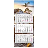 Kalendarze - Kalendarz 2026 trójdzielny główka płaska Pieniny - kalendarz - miniaturka - grafika 1