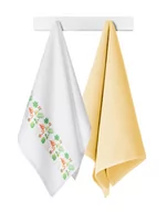 Ściereczki, gąbki, czyściki - Ścierki Kuchenne 45 x 70 Bawełna Flamingi 2 szt - miniaturka - grafika 1