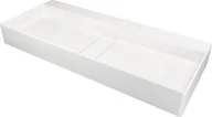 Umywalki - Umywalka nablatowa Deante Blur 40x80 cm prostokątna alabaster CQB_AU8S - miniaturka - grafika 1