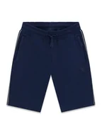 Spodenki damskie - Guess Szorty sportowe L6GD17 K6ZS1 Granatowy Regular Fit - miniaturka - grafika 1