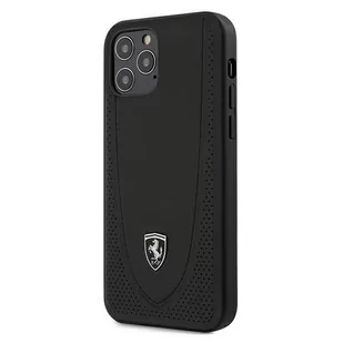 Ferrari FEOGOHCP12MBK iPhone 12/12 Pro 6,1" czarny/black hardcase Off Track Perforated - Etui i futerały do telefonów - miniaturka - grafika 1
