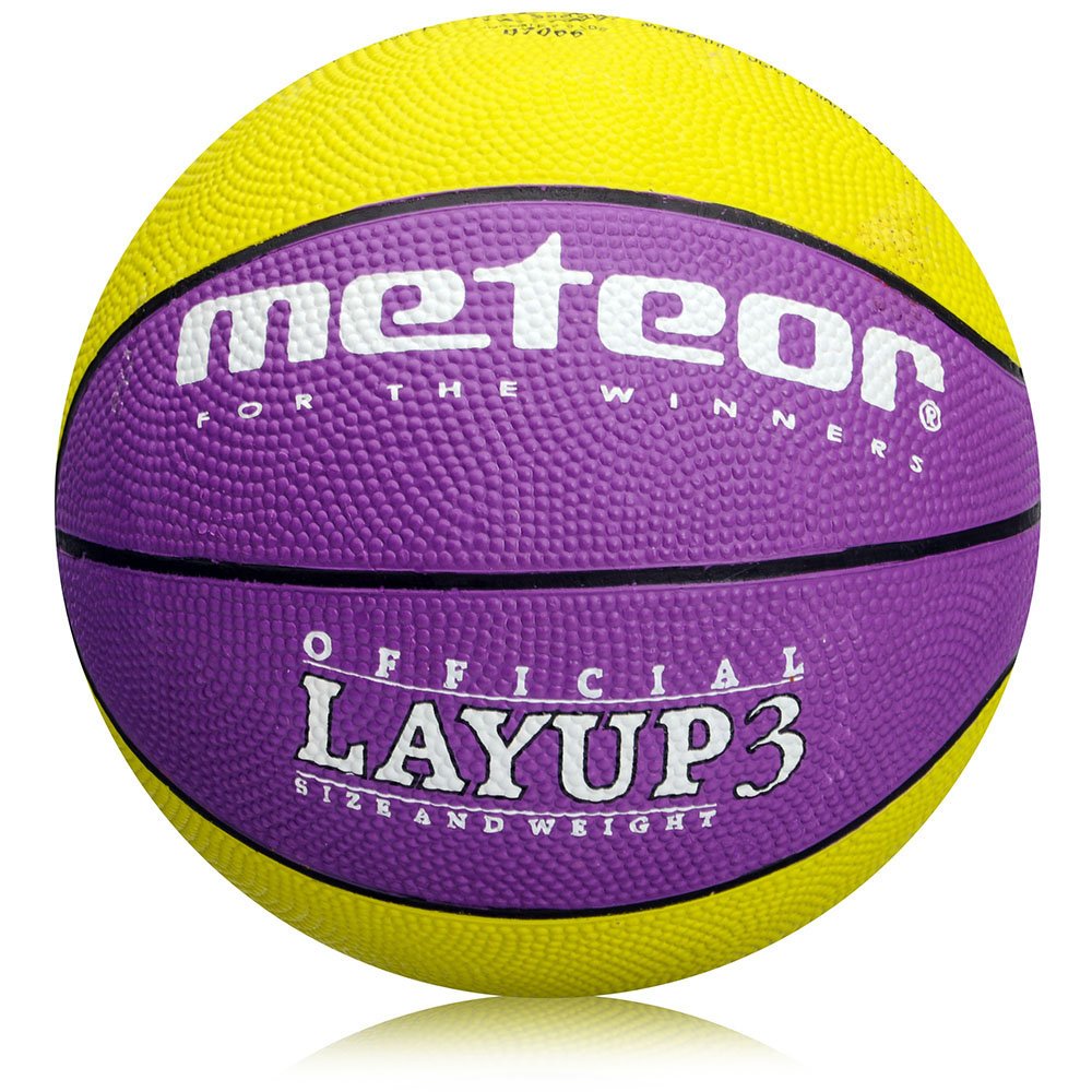 Meteor PIŁKA DO KOSZYKÓWKI LAYUP #3 ZIEL-FIOLET ZADZWOŃ 600-555-801 ! 07066