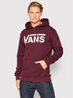 Bluzy męskie - Vans Bluza VN0A456B Bordowy Regular Fit - miniaturka - grafika 1