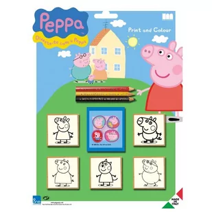 Multiprint Świnka Peppa Pieczątki blister 5 szt - Zabawki kreatywne - miniaturka - grafika 1