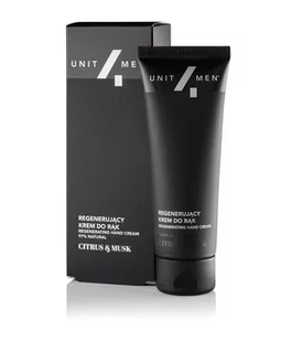 UNIT4MEN UNIT4MEN Regenerujący Krem do Rąk Citrus & Musk 75 ml - Kremy i maski do rąk - miniaturka - grafika 1