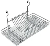 Suszarki do naczyń - Ociekarka Suszarka Reling Chrom Tacka Zawieszana - miniaturka - grafika 1