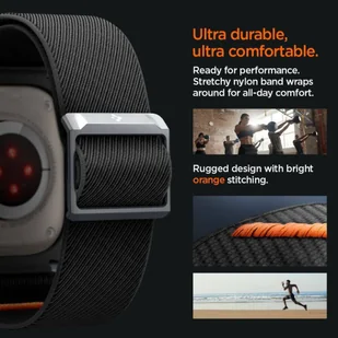 Etui APPLE WATCH ULTRA (49MM) Spigen Lite Fit ”Pro” Matte czarne - Smartwatch - miniaturka - grafika 13