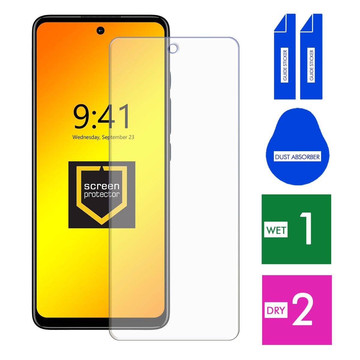 SZKŁO HARTOWANE DO MOTOROLA MOTO G60S SZYBKA 9H OCHRONNE PANCERNE