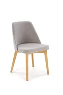 Krzesła - Flavio 1 krzesło tapicerowane tkanina do wyboru nogi dąb artisan - miniaturka - grafika 1