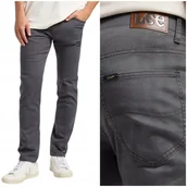 Spodnie męskie - Lee SLIM FIT Extreme Motion wygodne dopasowane spodnie materiałowe W40 L32 - miniaturka - grafika 1