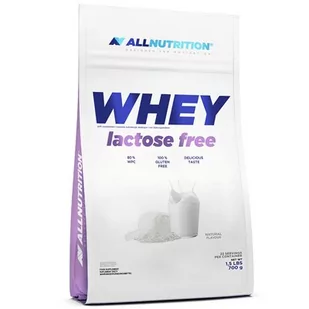 ALLNUTRITION Whey Lactose Free Protein 700g Naturalny - Odżywki białkowe - miniaturka - grafika 1