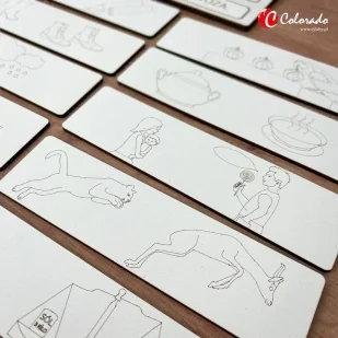 Układanka Zdania z sylab prymarnych cz.4 - Colorado - Pomoce naukowe - miniaturka - grafika 1