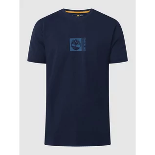 Koszulki męskie - T-shirt o kroju regular fit z bawełny - Timberland - grafika 1