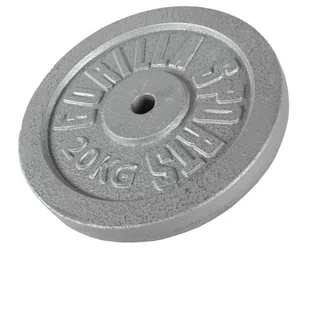 Gorilla Sports Obciążenie żeliwne 20kg (10000538) - Obciążenia - miniaturka - grafika 1